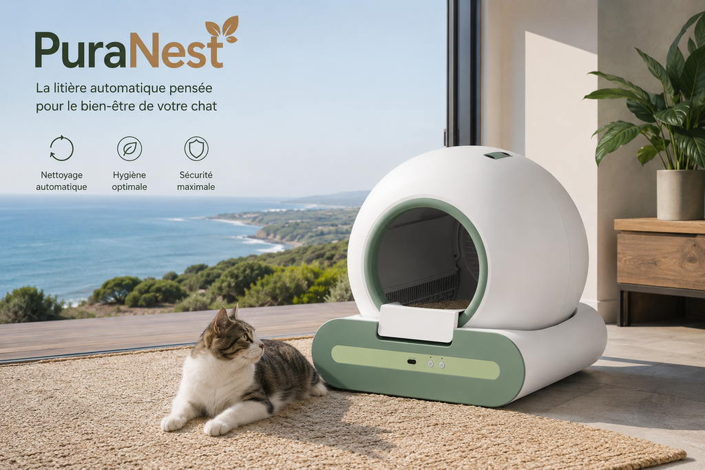 Litière automatique connectée | PuraNest™