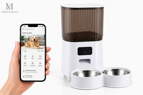 Distributeur Croquette Connecté avec Caméra pour Chat & Chien | NORA™