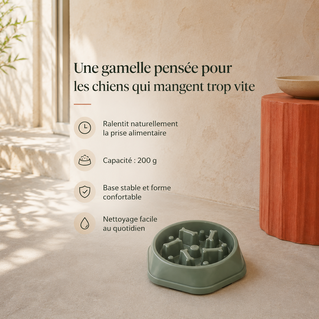 Gamelle Anti-Gloutton | SlowBowl™