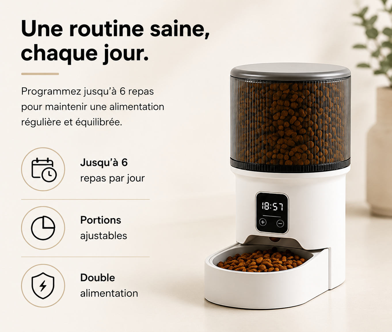 Ditributeur Automatique de Croquette | Nøraly™