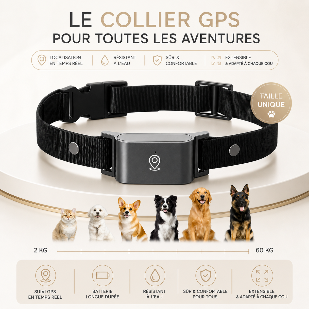 Collier GPS | TrackPet™