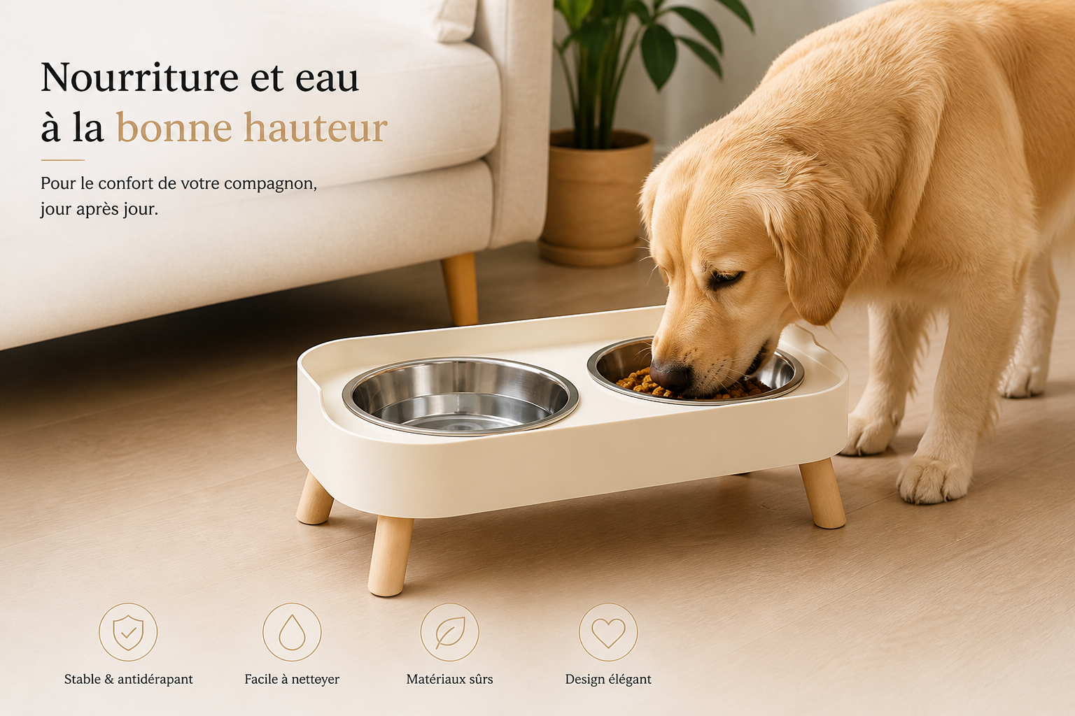 Gamelle Surélevée | DuoDine™